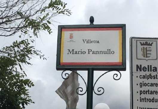 Frazione S. Lucia: dedicata la villetta a Mario Pannullo