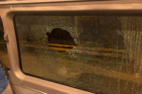 Passiano, un gruppo di vandali sfonda il vetro di un pullman del trasporto pubblico