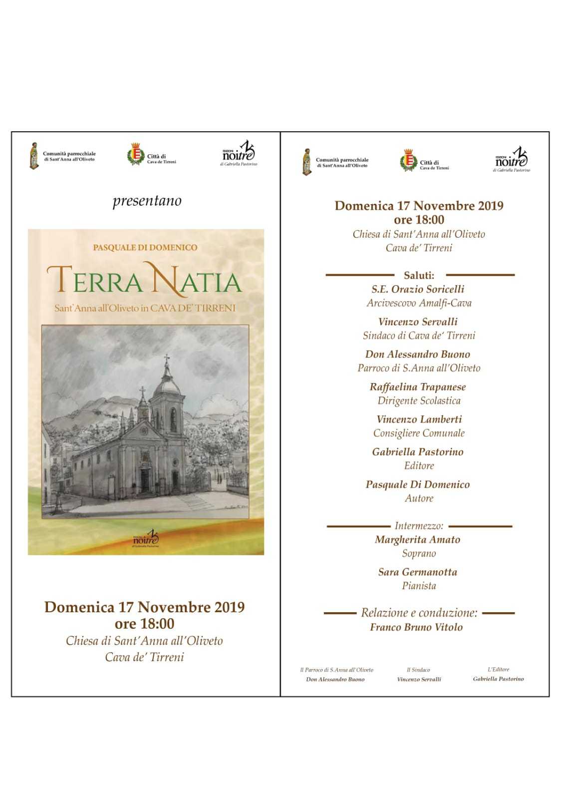 Cava de’ Tirreni: presentato il nuovo libro dello scrittore cavese Pasquale Di Domenico