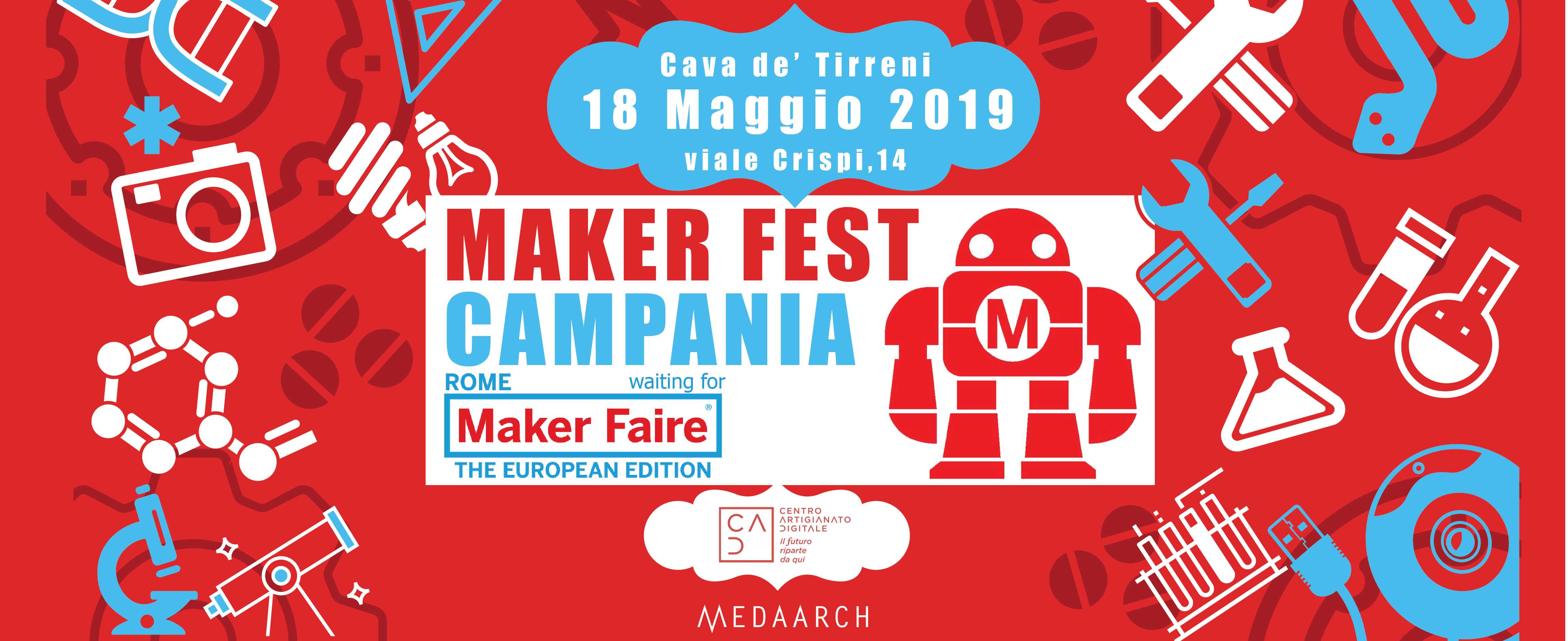 Cava de’ Tirreni: inaugurata al Centro per l’Artigianato Digitale la manifestazione “Maker Fest Campania”