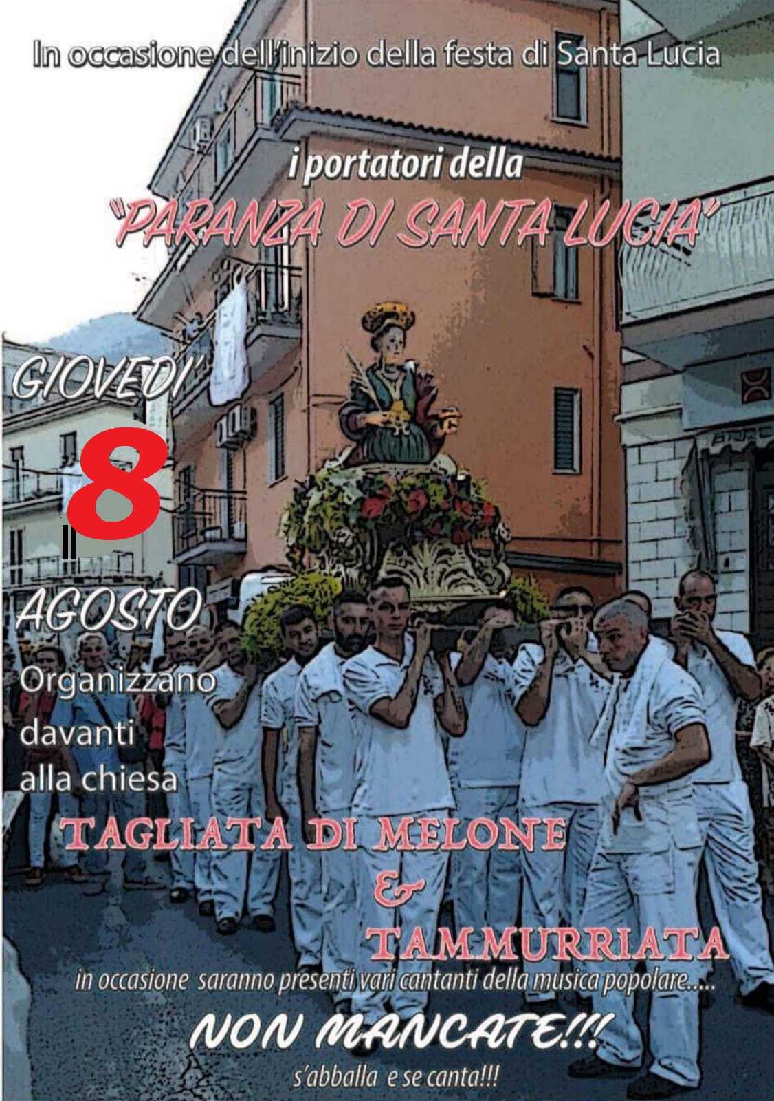 Frazione Santa Lucia: la ’Paranza di Santa Lucia’ organi...